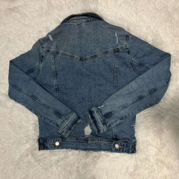 Zara |  Jackets & Coats |  Zara Fitted Denim Jacket | - Picture 5 of 5